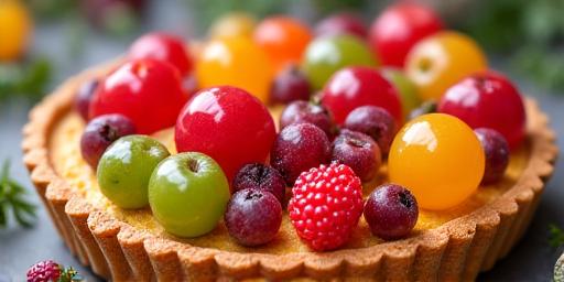 Komeko Ovenの季節のフルーツタルト - 旬の果物がたっぷり乗った美しいタルト